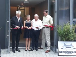 Waldbühne opening ceremony with Max Dudler, Klaus-Peter Schulenberg and Aleksander Dzembritzki
